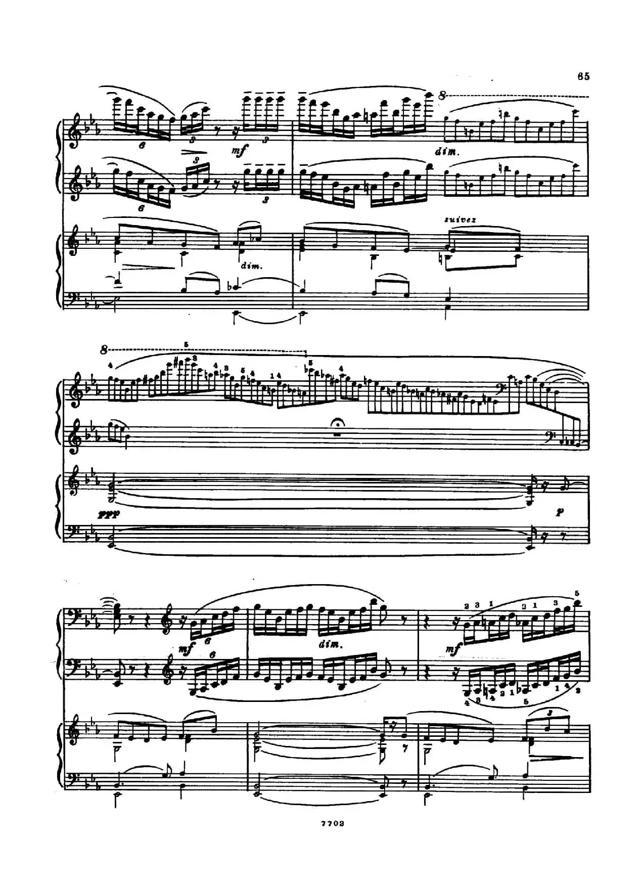 升f小调第一钢琴协奏曲 Op.1（双钢琴版）