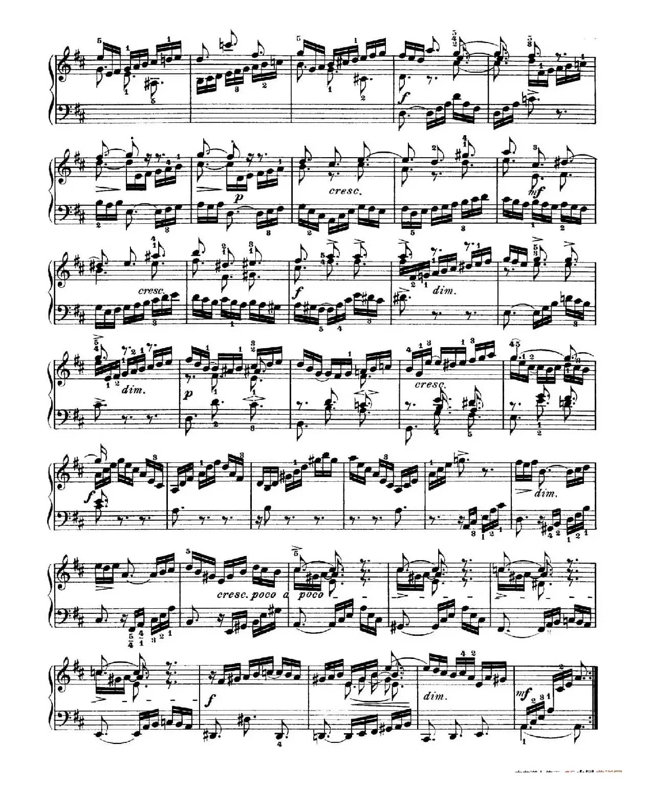 Six Partitas BWV 825-830（6首帕蒂塔·4）