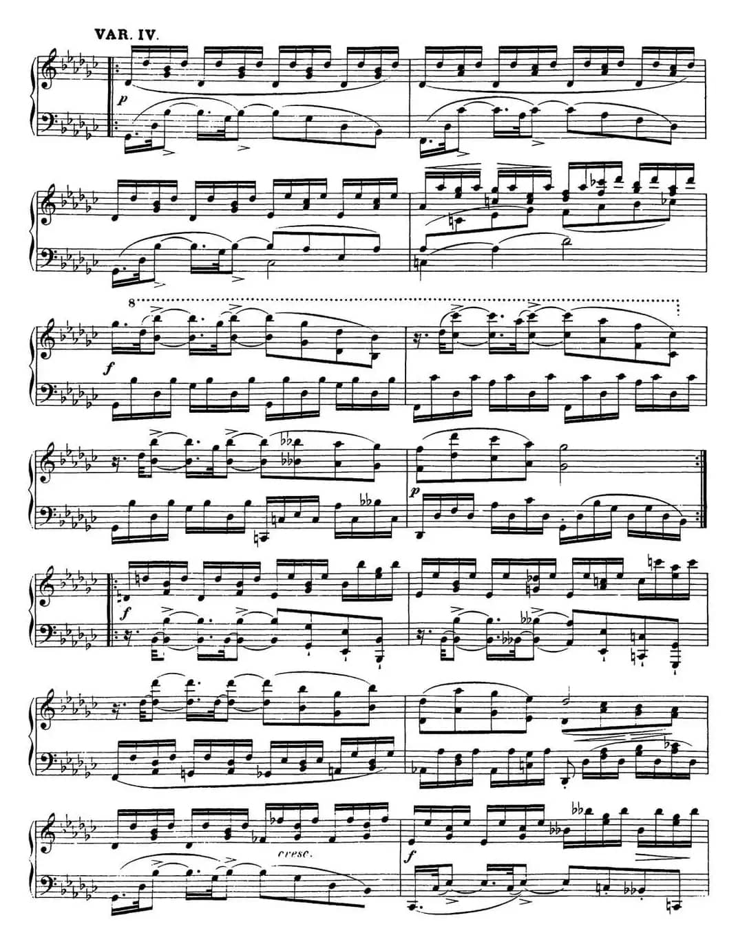 舒伯特降B大调即兴曲D.935，Op.142（NO.3）