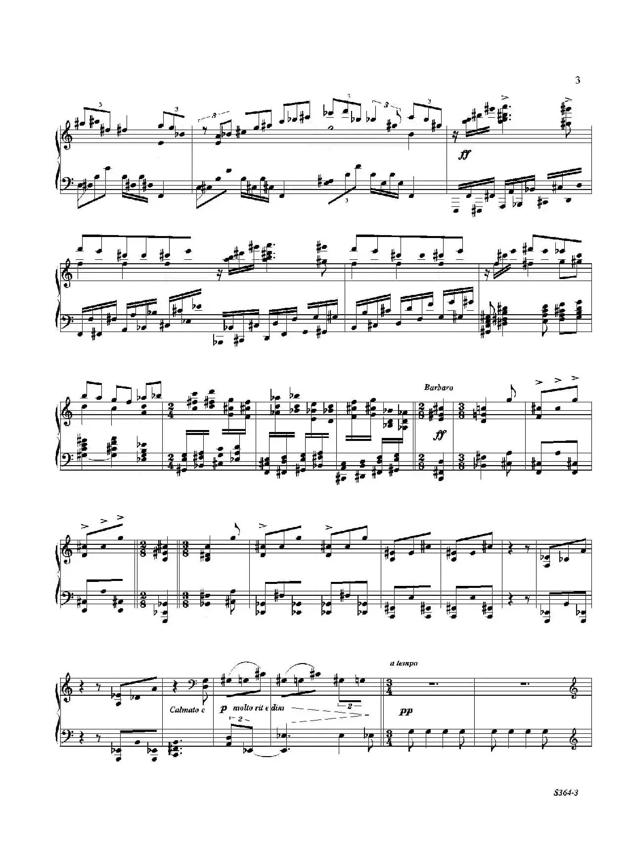 Piano Sonata No.8（第八钢琴奏鸣曲）（1）