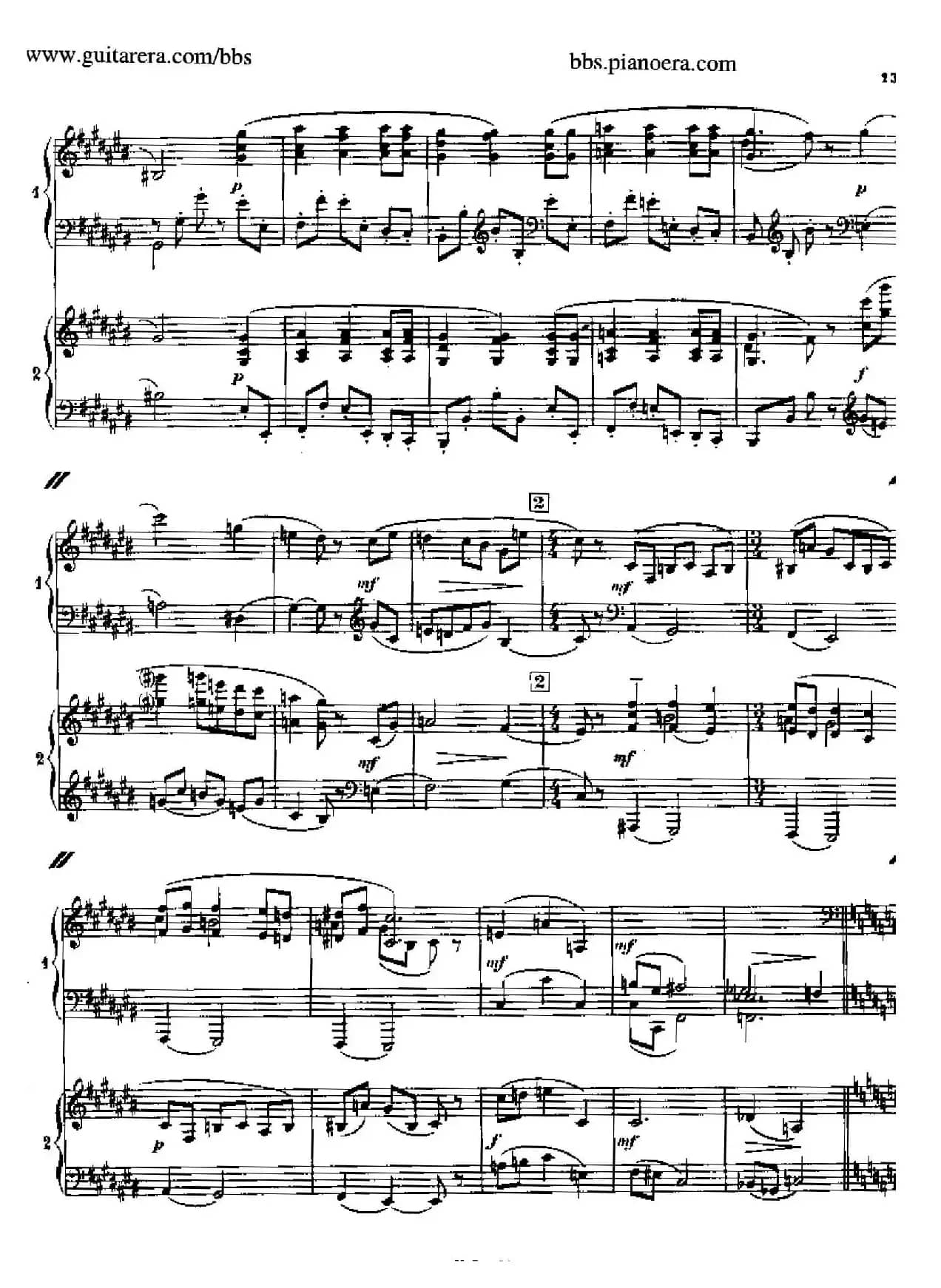 Sonata for Two Pianos（双钢琴奏鸣曲）