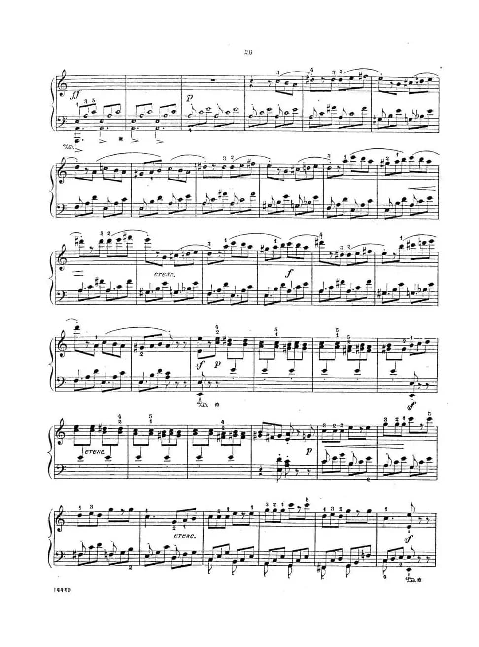 Album f the Young Op·62（12· 塔兰泰拉 Tarentelle，a小调）