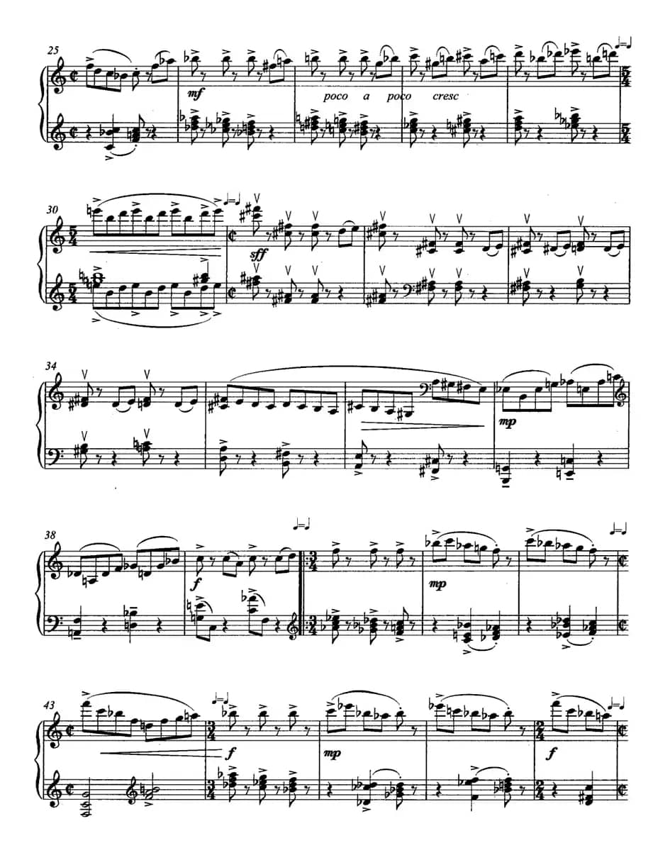 前奏曲四首（4）