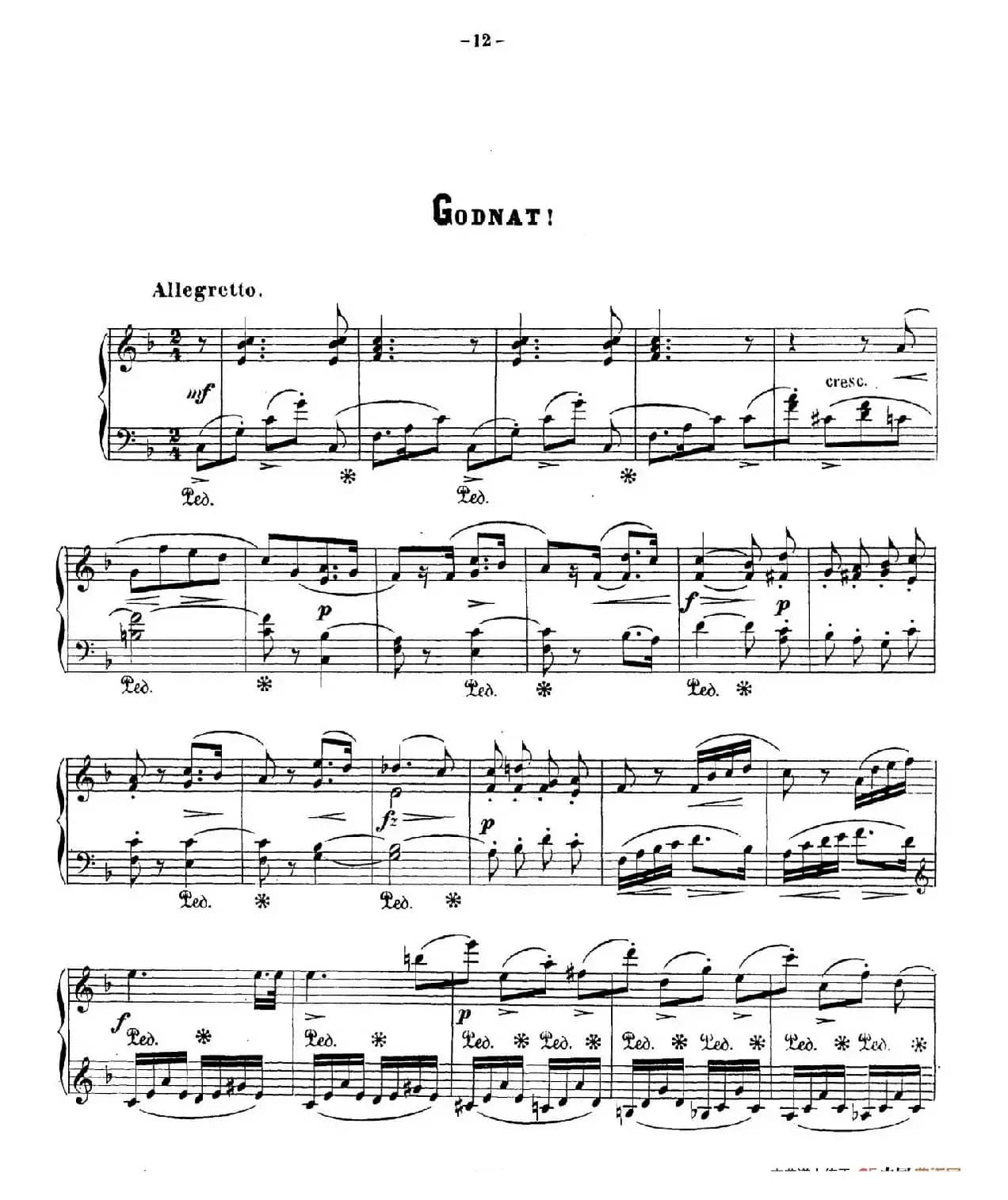 Bárnenes Juul Op.36（孩子们的圣诞夜·4. 晚安）