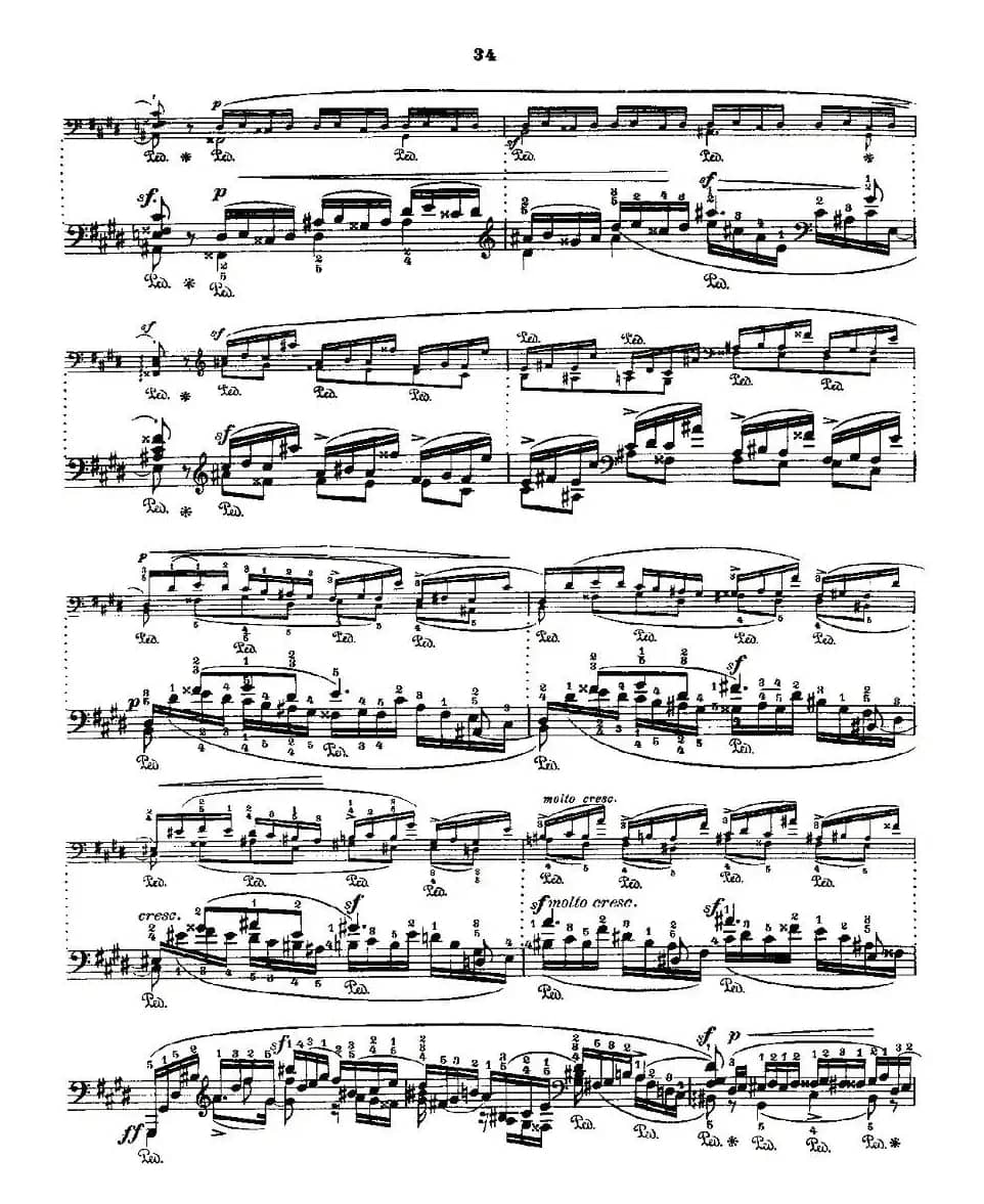 肖邦《练习曲》Fr.Chopin Op.10 No4