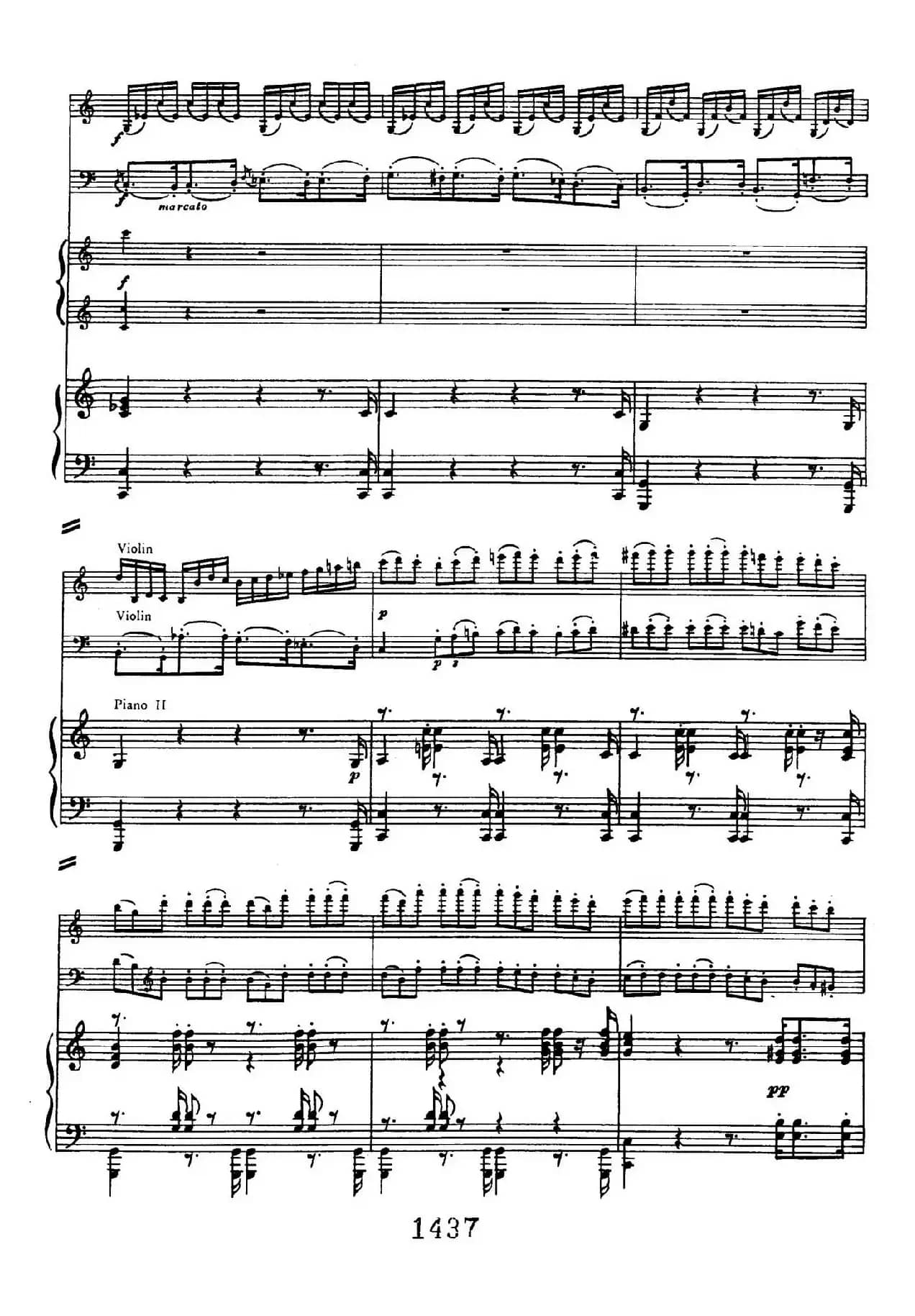 Triple Concerto in C Major Op.56(C大调三重协奏曲·双钢琴·Ⅰ)