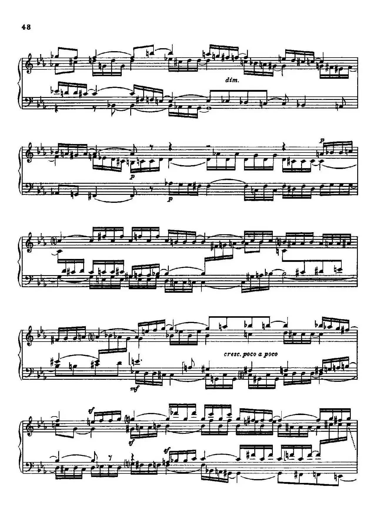 24 Preludes and Fugues Part.2 Op.45（24首前奏曲与赋格·第二部分·20）