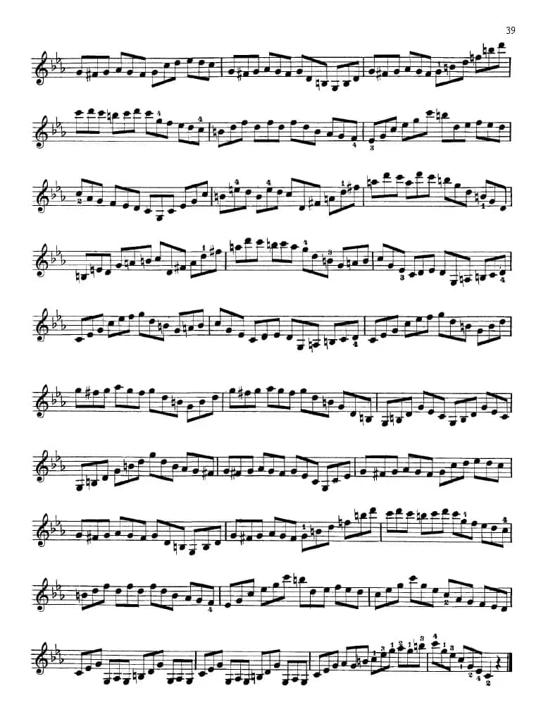 沃尔法特60首练习曲 Op.45（第31-40页）