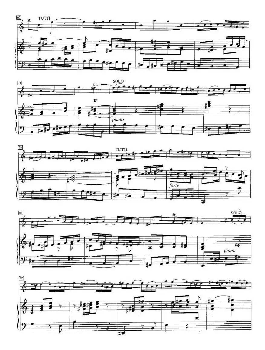 巴赫a小调小提琴协奏曲