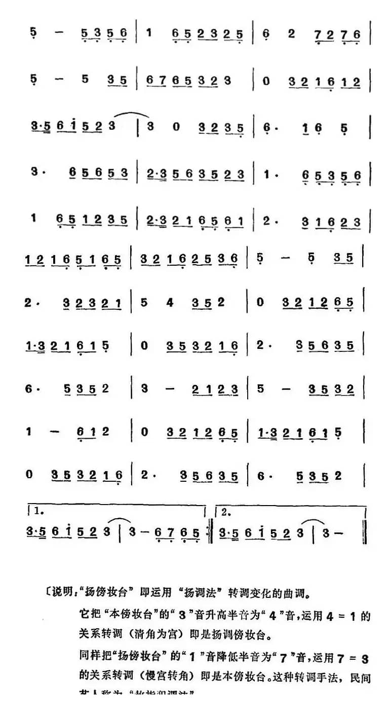 湖南民间乐曲选：扬傍妆台