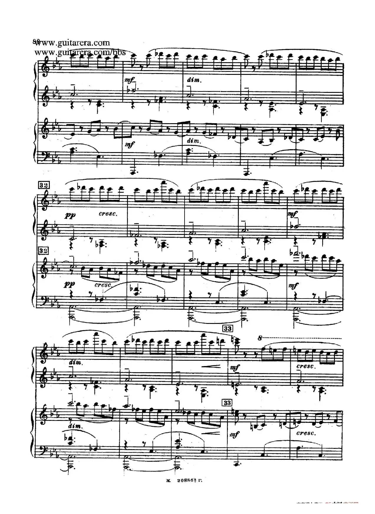 第二双钢琴组曲 Suite for Two Pianos No.2 Op.17(4. 塔兰泰拉舞曲 Tarantella)