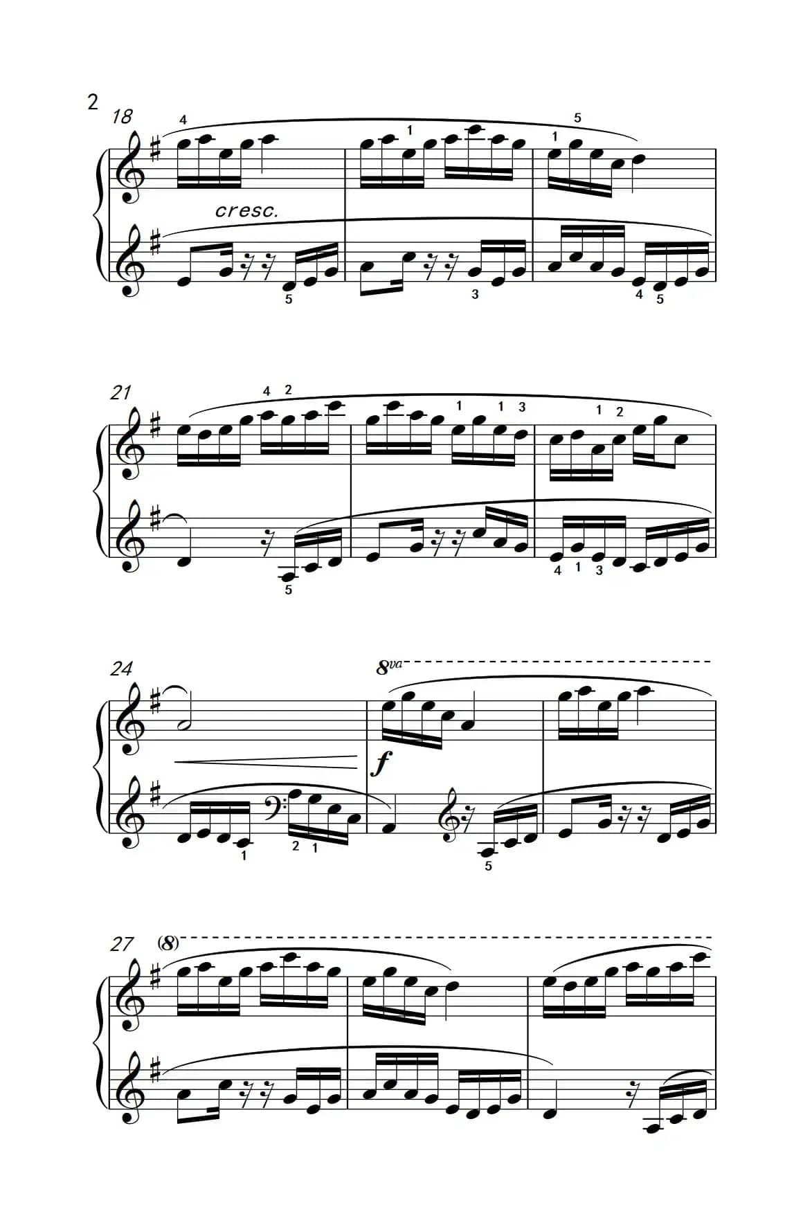 第四级 3.听妈妈讲故事（中央音乐学院 钢琴（业余）考级教程 4-6级）