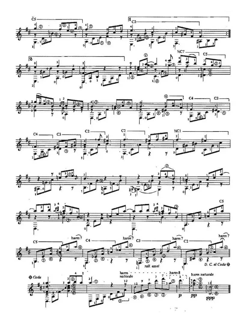 Julia Florida-Barcarola（古典吉他）