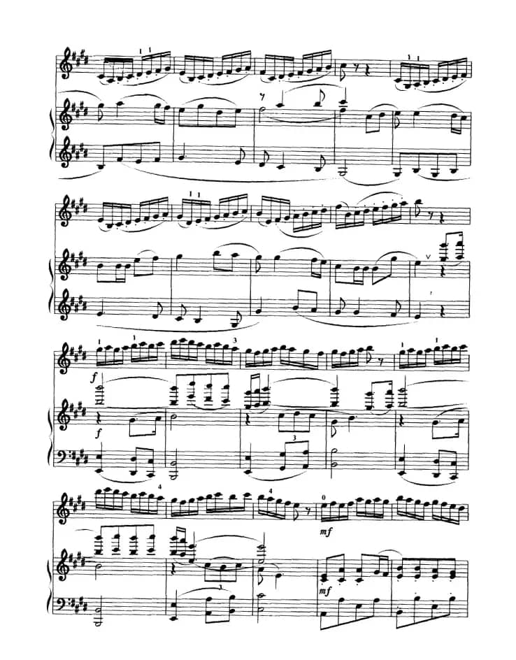 李树婆娑（又名：远方的祝福）（ 小提琴+钢琴伴奏）