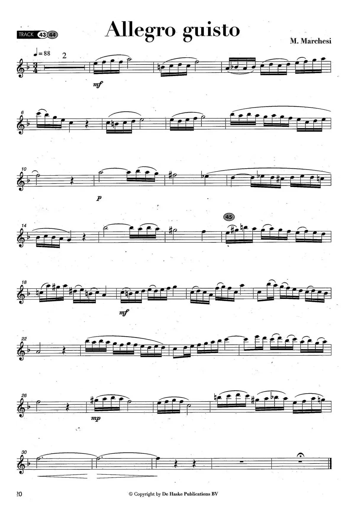 Allegro guisto（版本一）