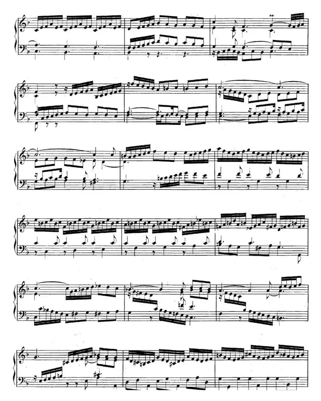 英国组曲No.6 巴赫 d小调 6th Suite BWV 811