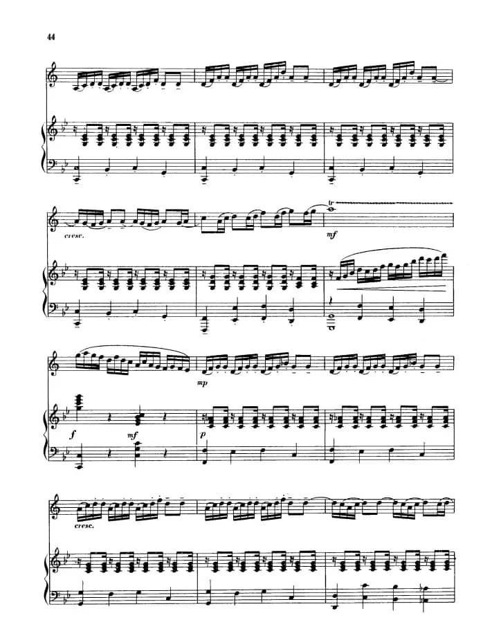 牧马之歌（单簧管+钢琴伴奏）