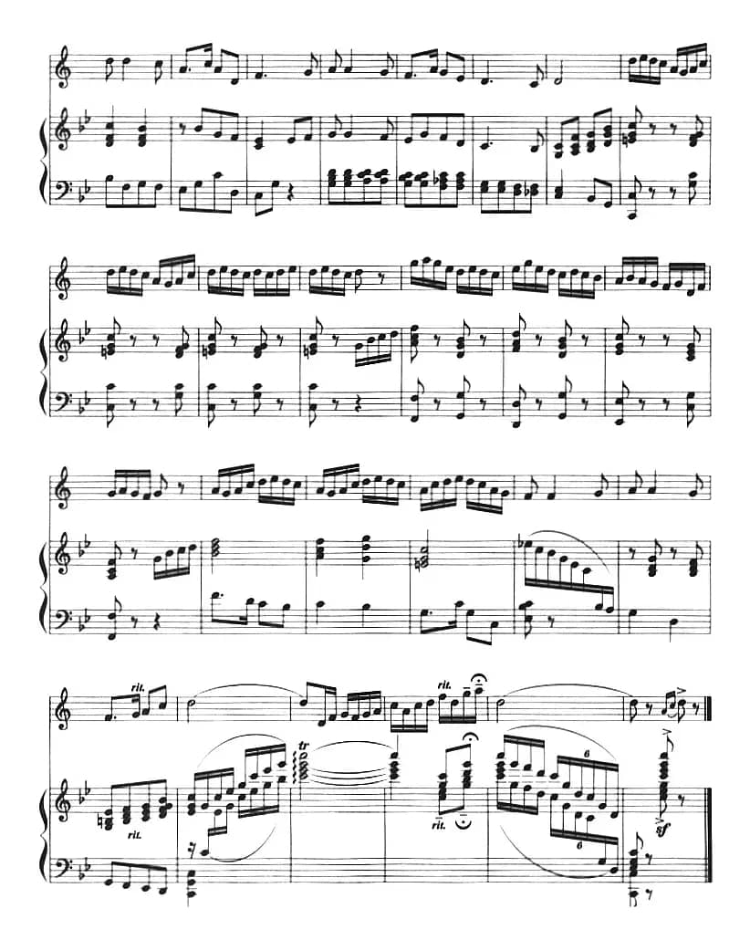 山丹丹开花红艳艳（小号+钢琴伴奏）