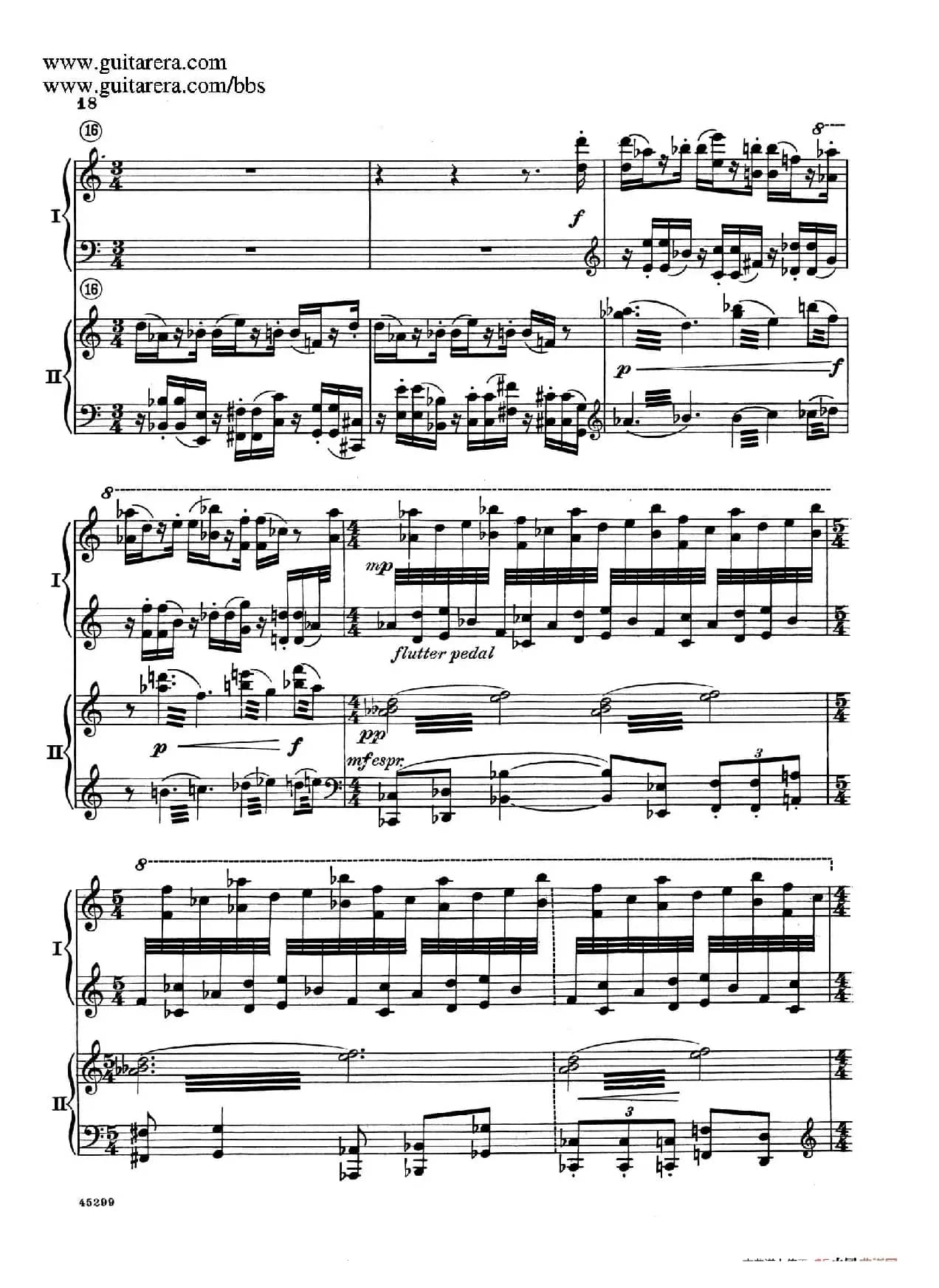 Piano Concerto Op.38（钢琴协奏曲·双钢琴·第一乐章）
