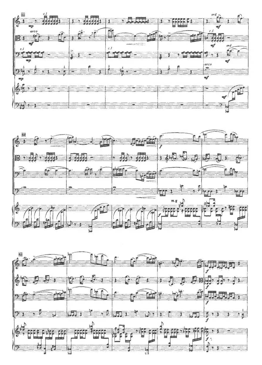 丫——彝歌（钢琴弦乐五重奏）