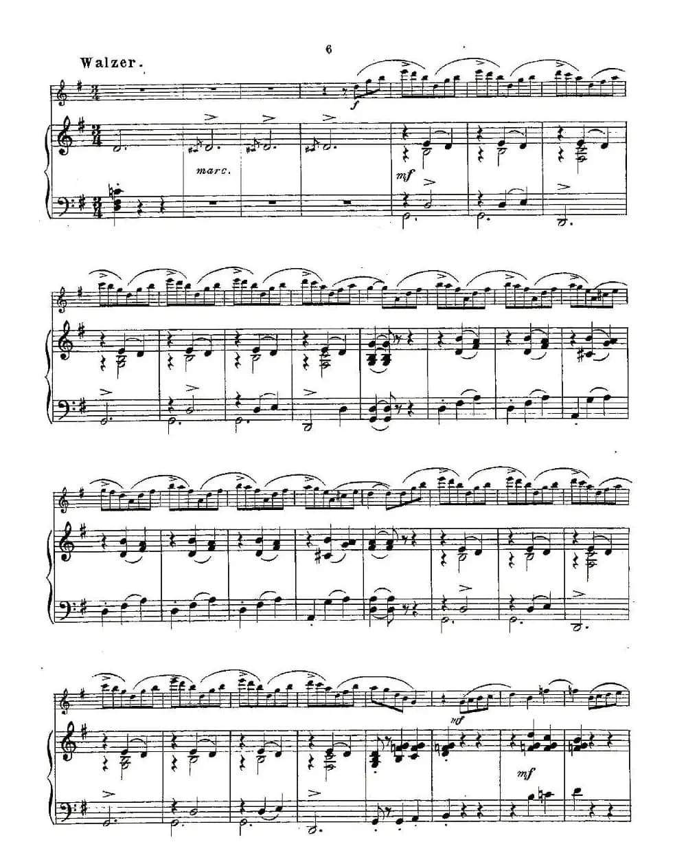 Opern-Transcriptionen.Op.45-7（长笛+钢琴伴奏）