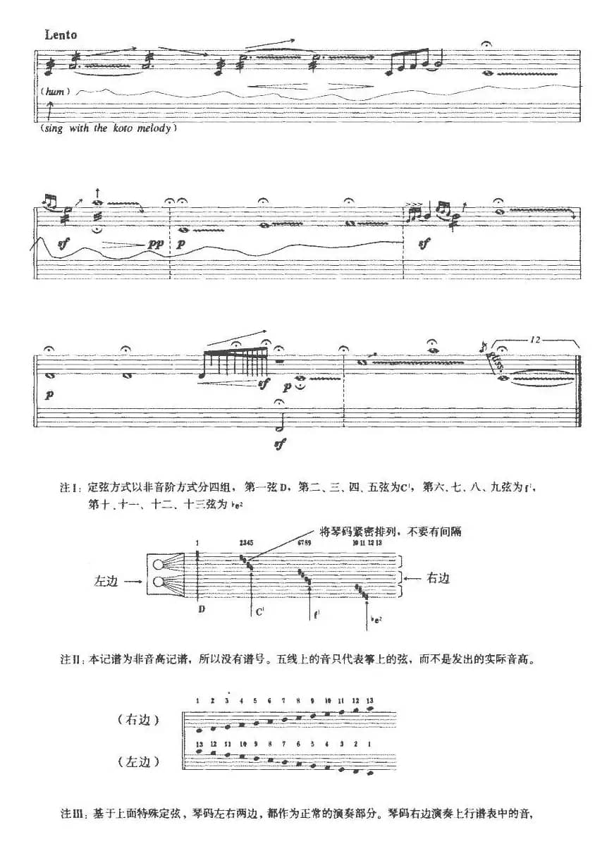 自鸣系列Ⅱ（为十三弦的日本筝而作）