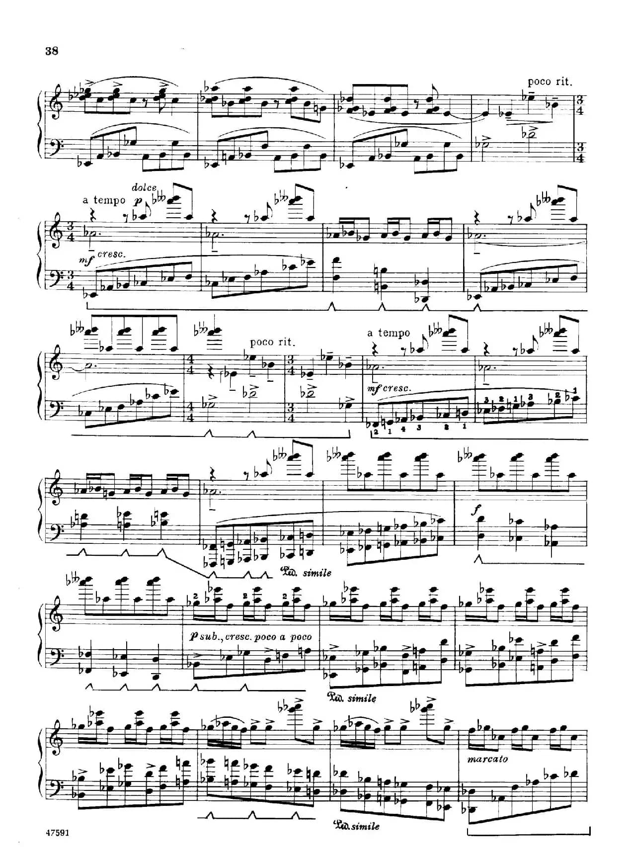 Piano Sonata in E-flat Major Op.95（降E大调钢琴奏鸣曲·Ⅲ）