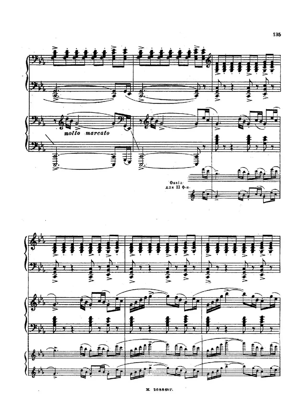 交响舞曲 Symphonic Dance Op.45（双钢琴）