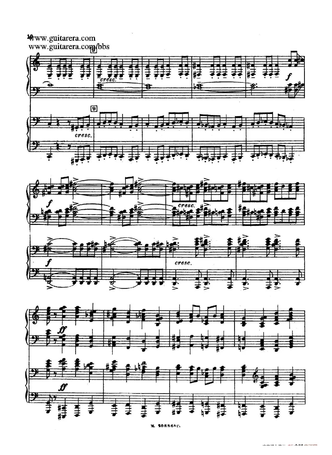 第二双钢琴组曲 Suite for Two Pianos No.2 Op.17（1. 引子 Introduction）