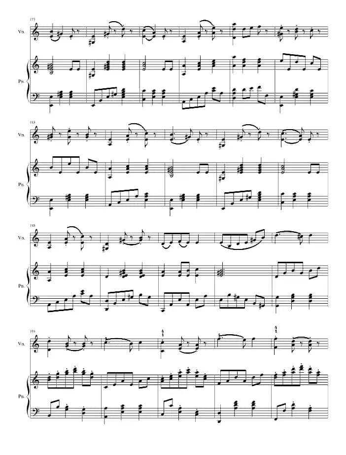 A小调舞曲（For Piano And Violin）