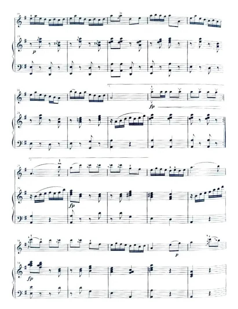 红军哥哥回来了（小提琴+钢琴伴奏）