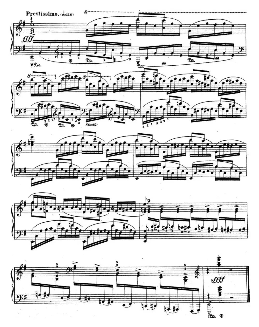 拉赫玛尼诺夫 音乐瞬间 Op.16 No.4 e小调