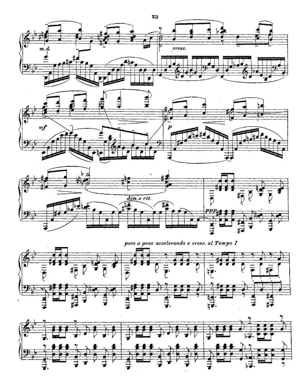 10首《前奏曲》之五（Rachmaninoff 10 Preludes, Op.23）