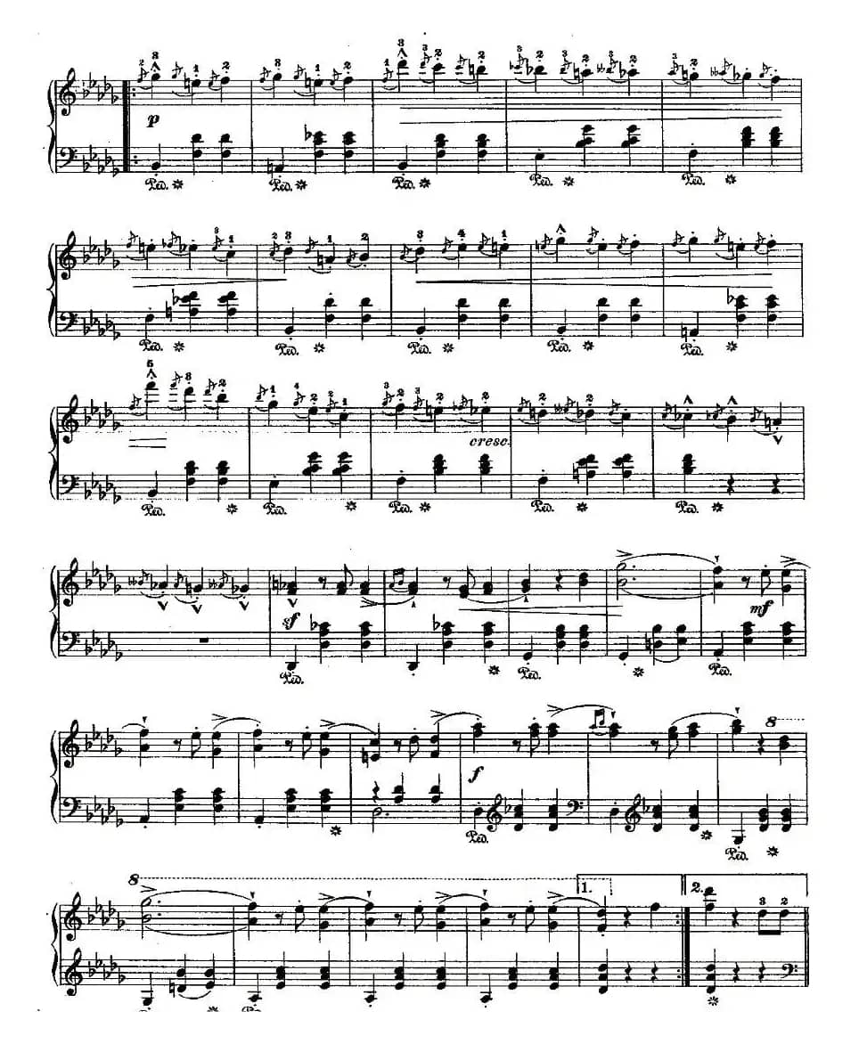 Grande valse brillante，Op.18,No.1