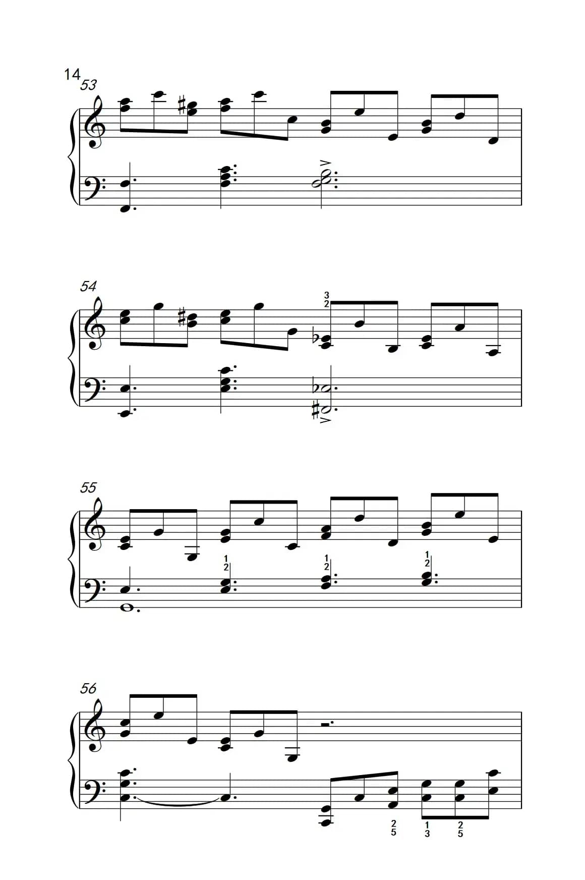 莫什科夫斯基 钢琴练习曲（第八首）