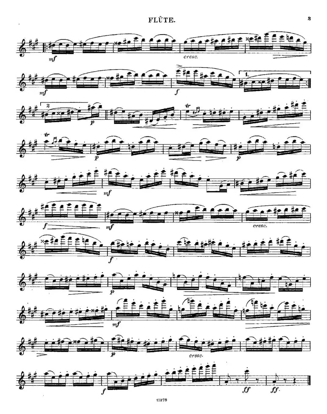 Le Tourbillon（Op.57 No.3）