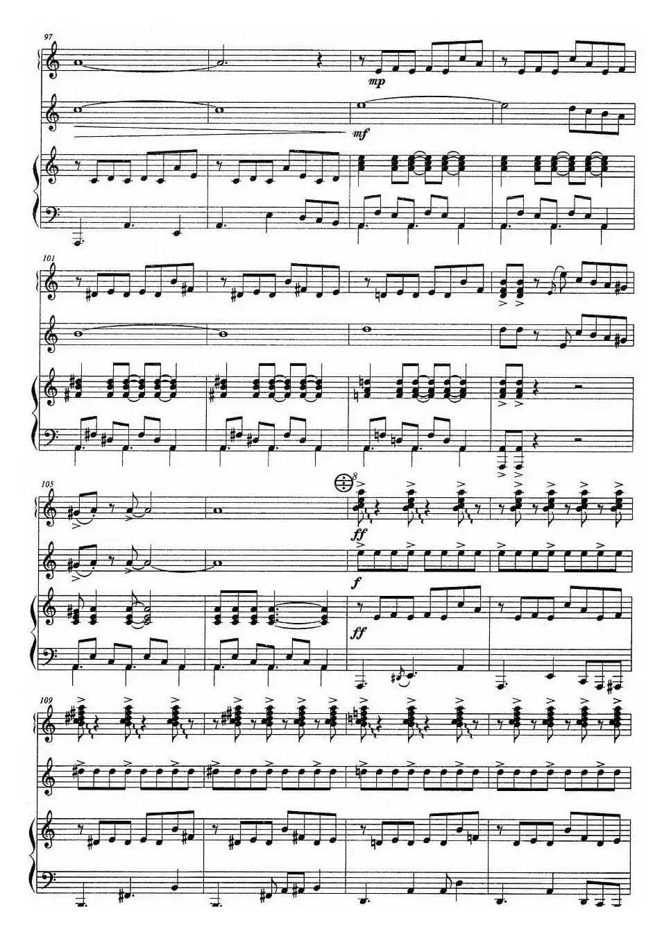 Libertango（自由探戈）（手风琴、小提琴、钢琴三重奏）