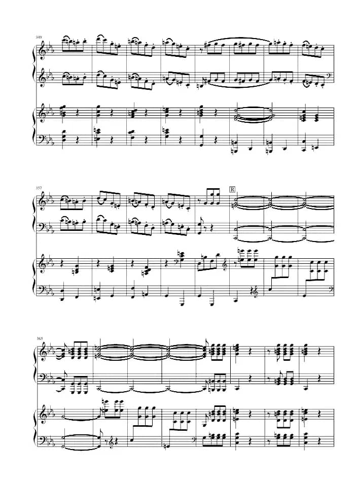 《命运》第一乐章（双钢琴）