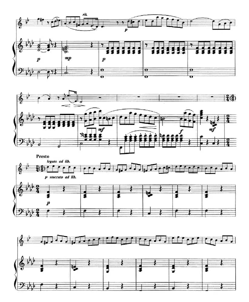 第一协奏曲（小号+钢琴伴奏）