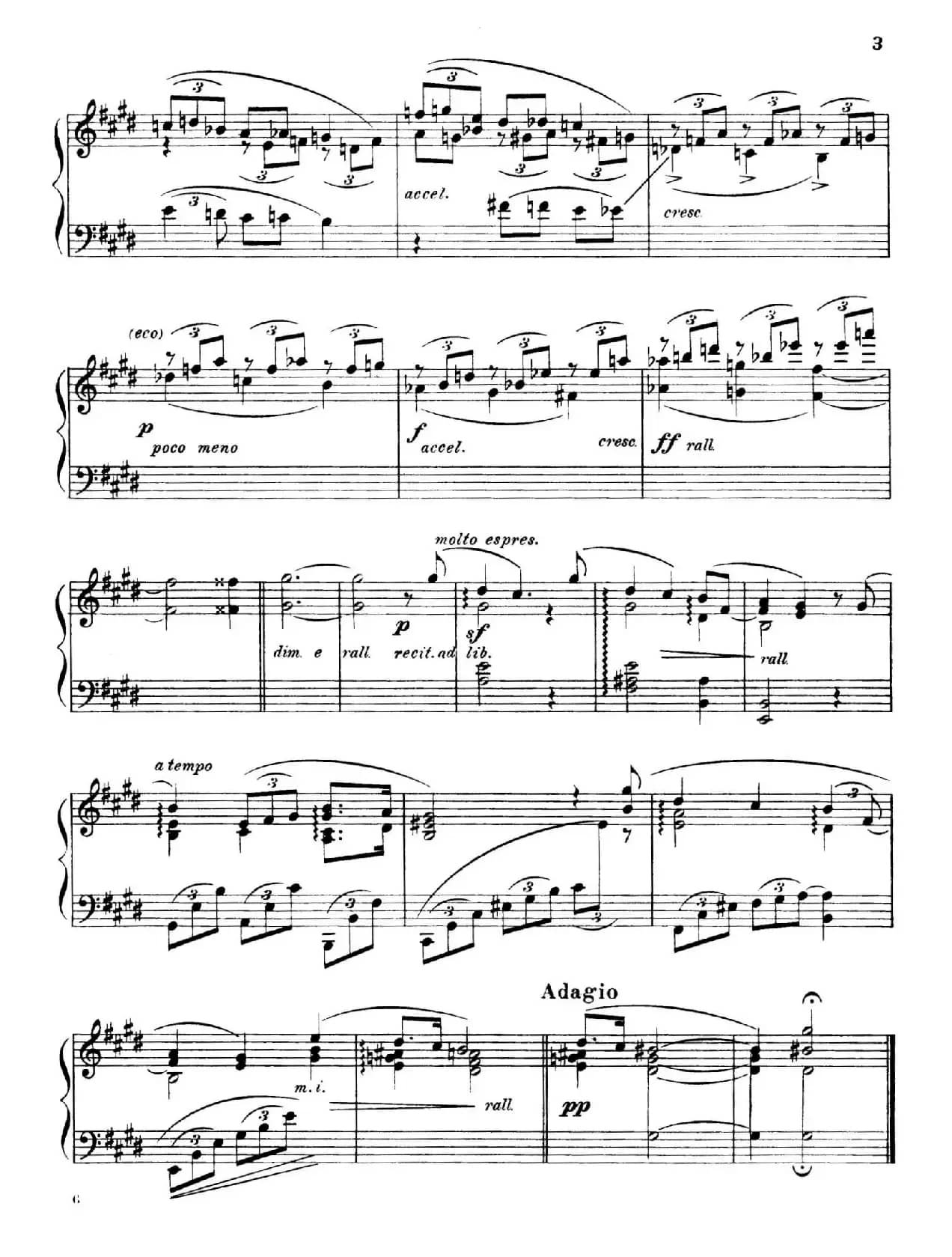 Escenas Poeticas（Segunda Serie  Ⅰ）