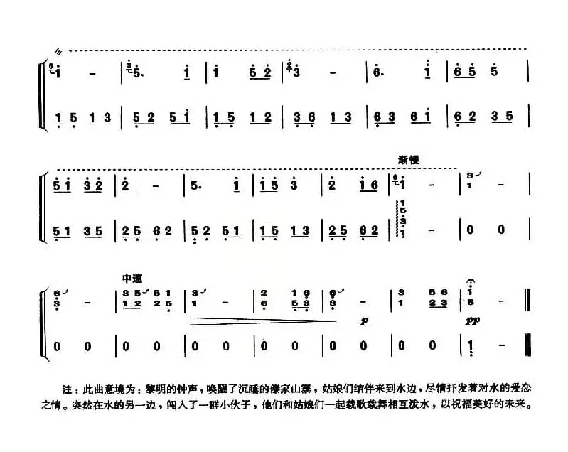 泼水（【上海筝会】考级六级曲目）