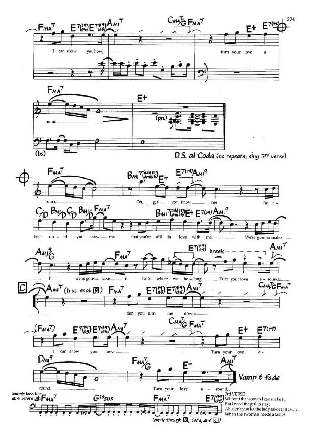 Yurn Your Love Around（爵士钢琴曲）