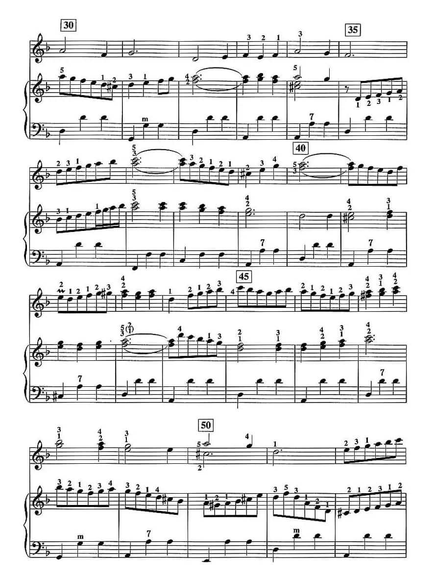 山楂树（二重奏）