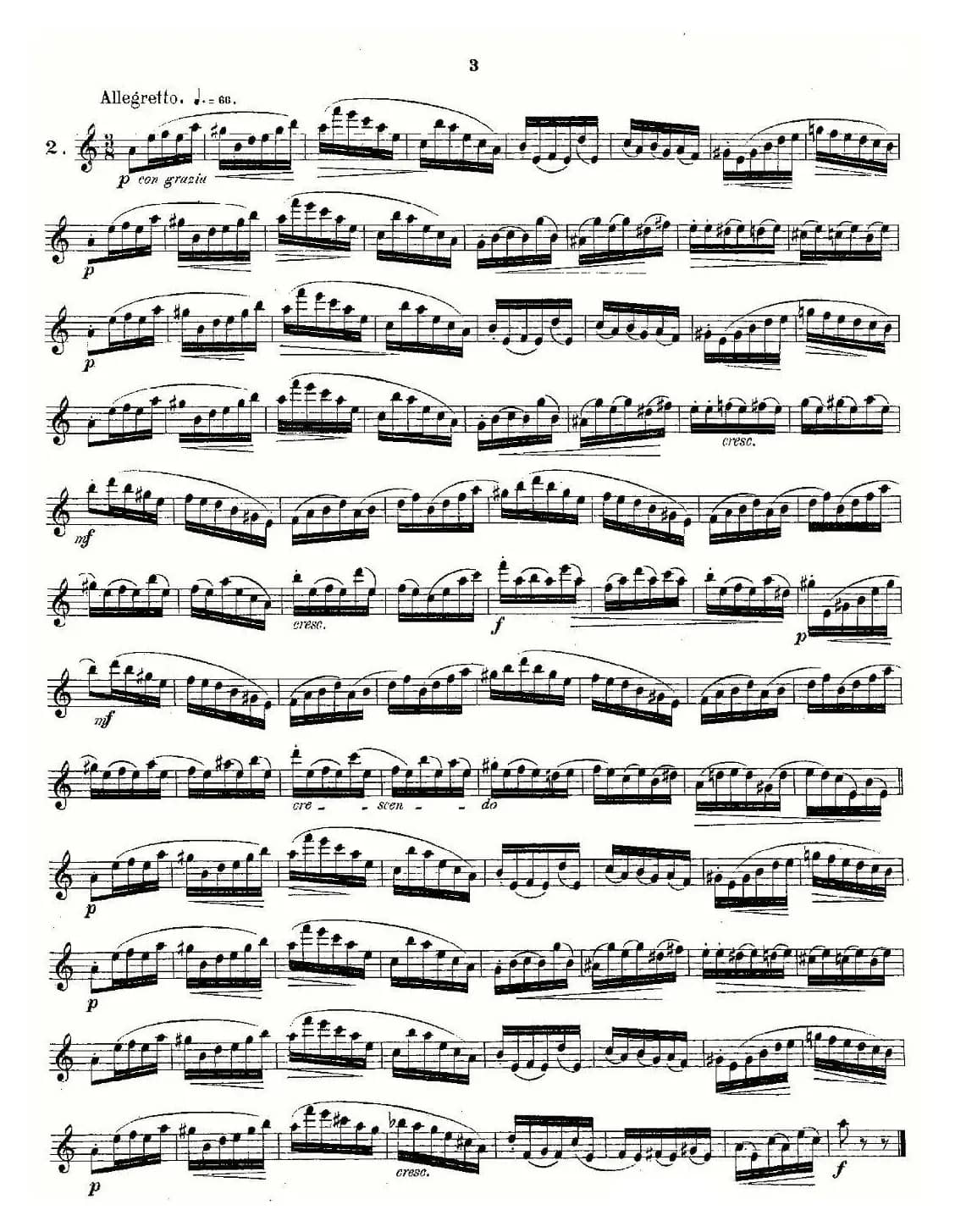 Andersen etude op30 之1—12（练习曲作品30号）