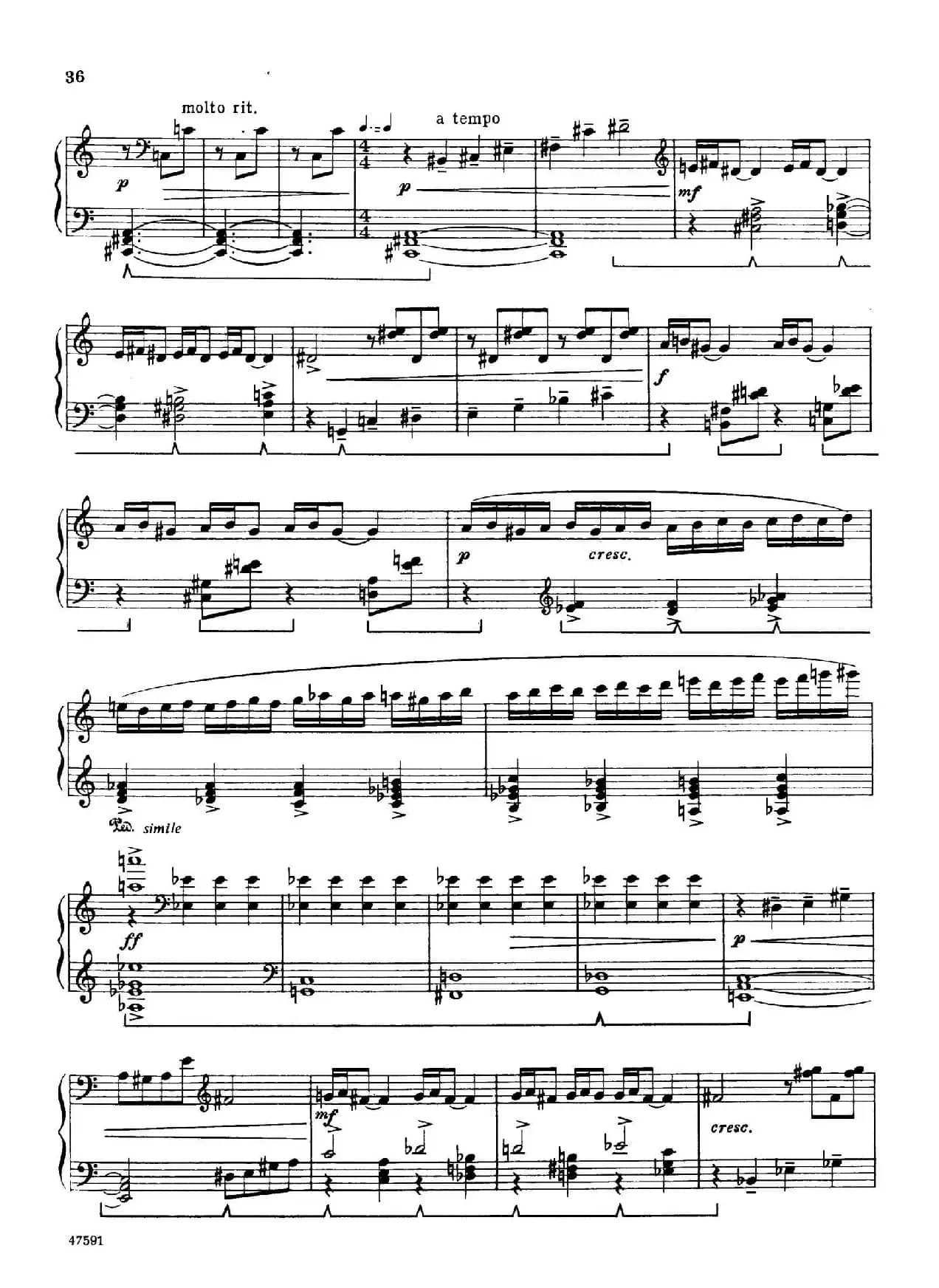 Piano Sonata in E-flat Major Op.95（降E大调钢琴奏鸣曲·Ⅲ）