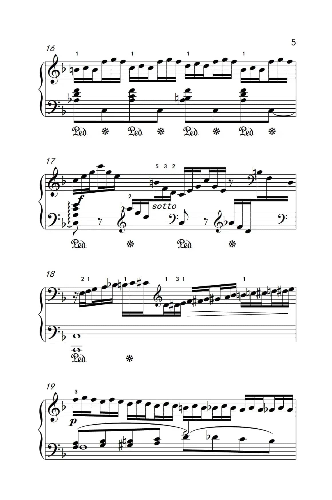 莫什科夫斯基 钢琴练习曲（第六首）