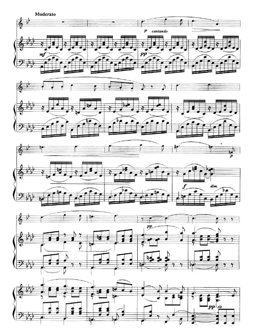 音乐会回旋曲（小号+钢琴伴奏）