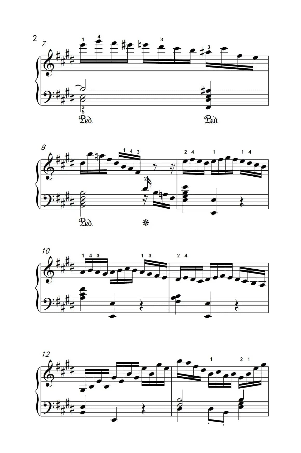 莫什科夫斯基 钢琴练习曲（第一首）