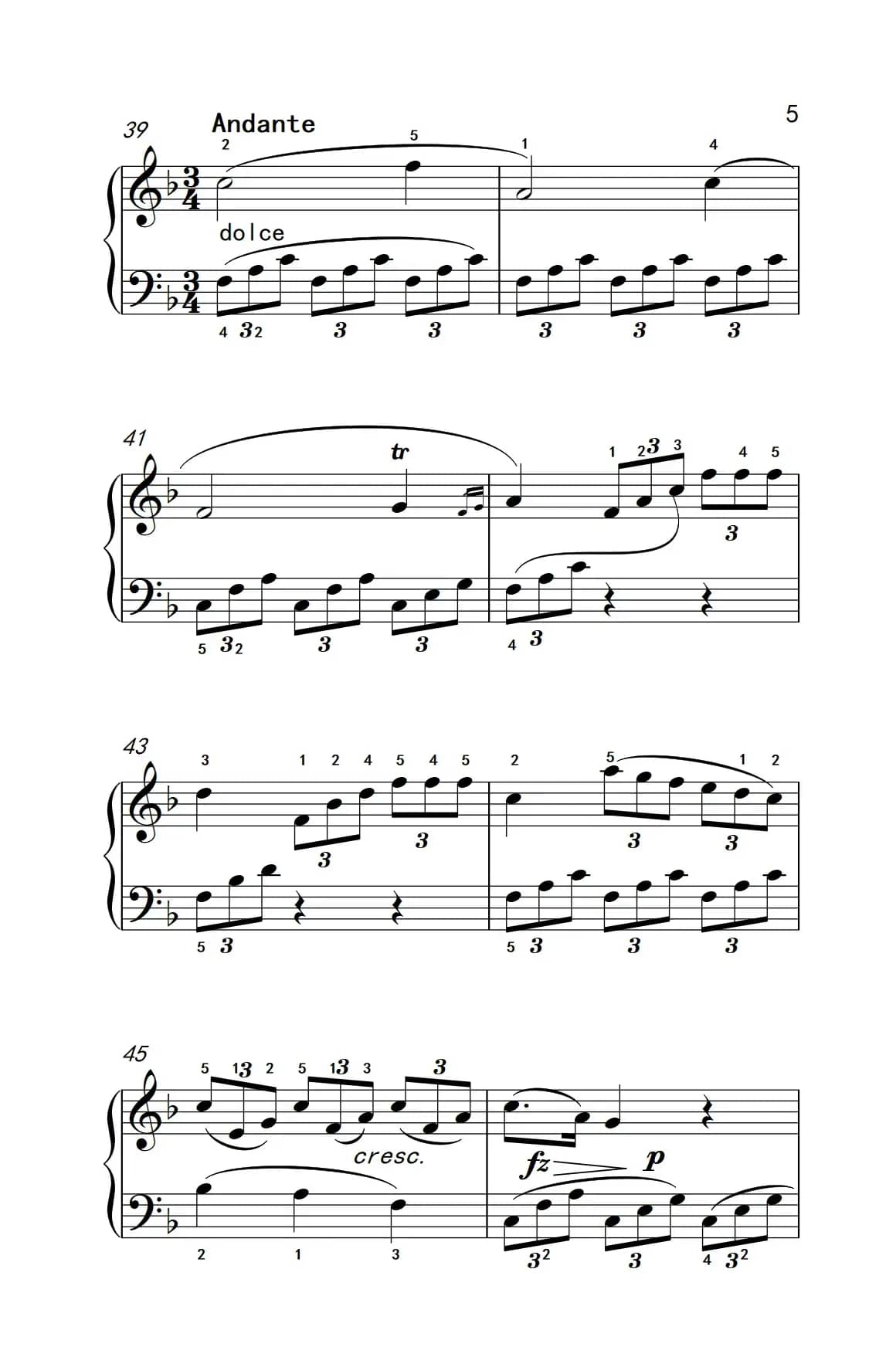 小奏鸣曲（老年大学 钢琴教程 3）