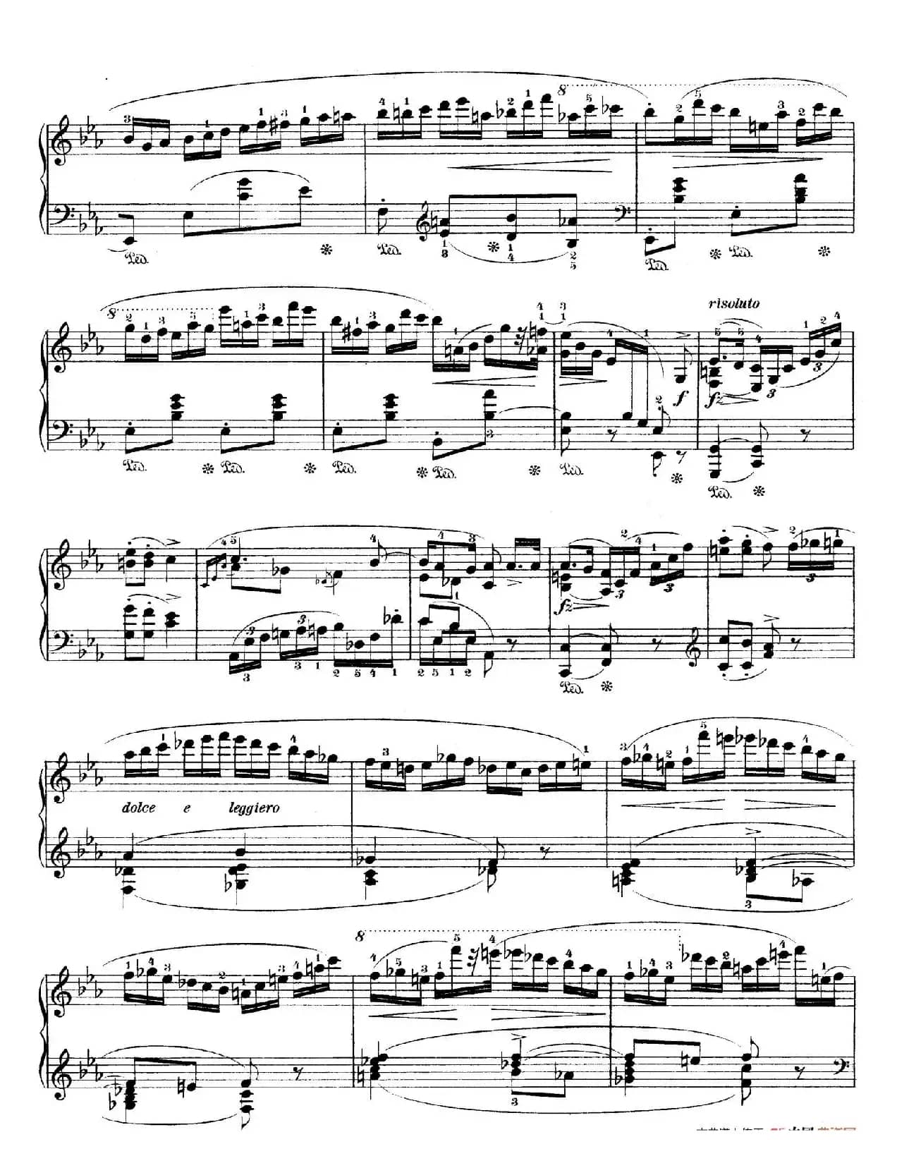 Rondo in E flat Major Op.16（降E大调回旋曲）